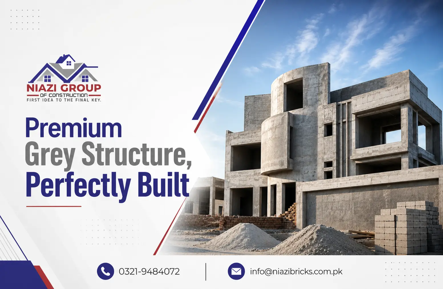 grey structure construction cost in lahore