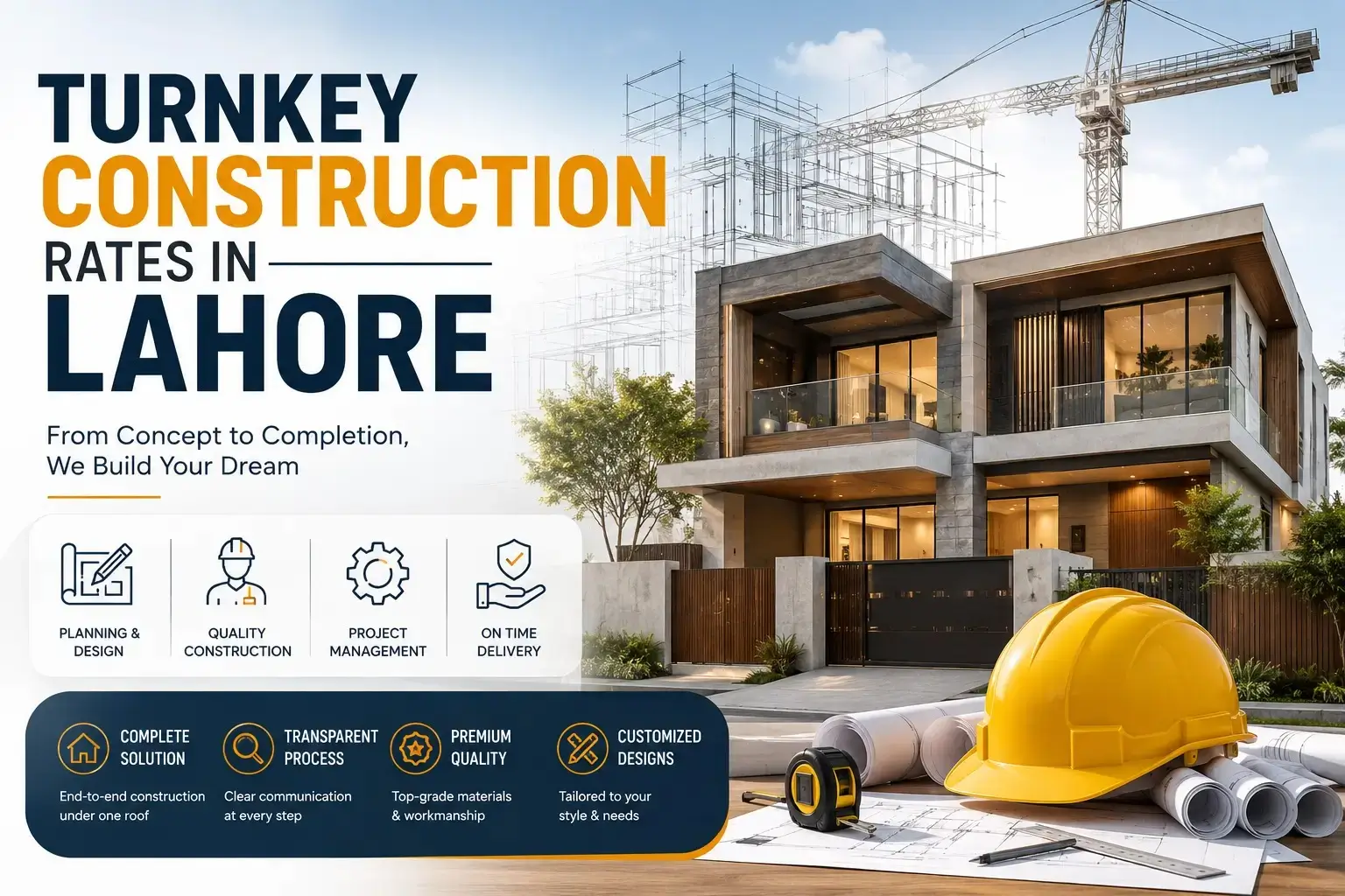 Turnkey Construction Rates in Lahore