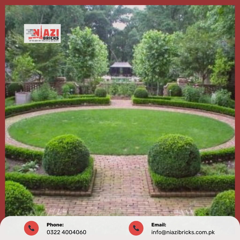 Circular Lawn Brick Edging